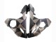Carena Moto Yamaha YZF R6 2003-2004 - Grigio Nero Opaco Geometrico
