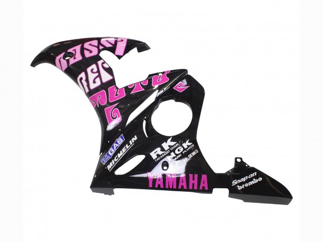 Carena Moto Yamaha YZF R6 2003-2004 - Giallo Rosa Nero Lucido Rossi Repsol 46