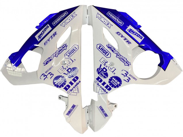 Carena Moto Yamaha YZF R6 2003-2004 - Bianco Blu GYTR