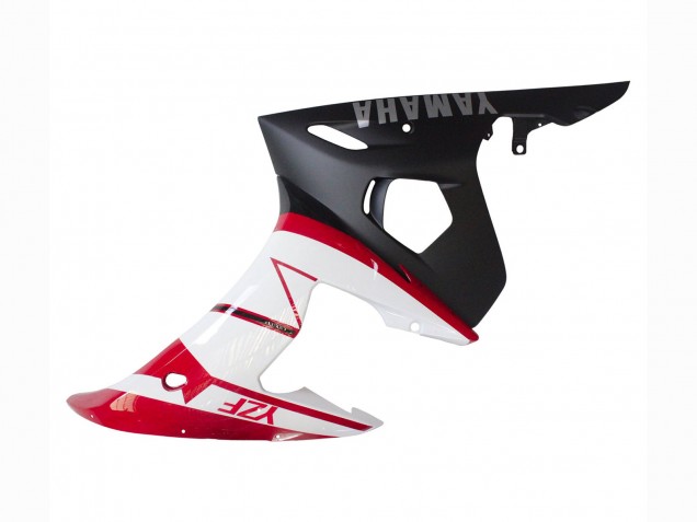 Carena Moto Yamaha YZF R6 2003-2004 - Rosso Bianco Nero Opaco