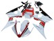 Carena Moto Yamaha YZF R6S 2006-2009 - Bianco Rosso Nero Lucido