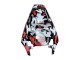 Carena Moto Yamaha YZF R6S 2006-2009 - Nero Rosso Grigio Camouflage