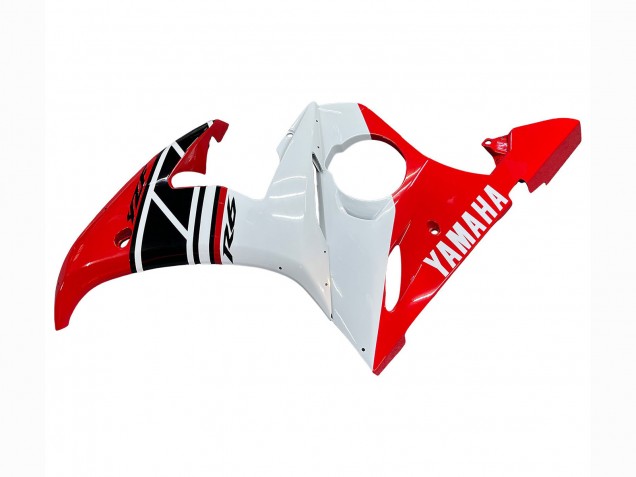 Carena Moto Yamaha YZF R6S 2006-2009 - Rosso Bianco Nero