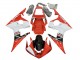 Carena Moto Yamaha YZF R6S 2006-2009 - Rosso Bianco Nero