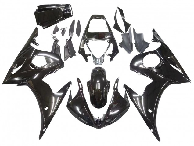 Carena Moto Yamaha YZF R6 2003-2004 - Nero Lucido