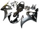 Carena Moto Yamaha YZF R6 2003-2004 - Nero Lucido Nero Opaco Oro Camaleonte