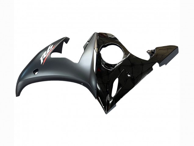 Carena Moto Yamaha YZF R6 2003-2004 - Nero Lucido Nero Opaco Oro Camaleonte