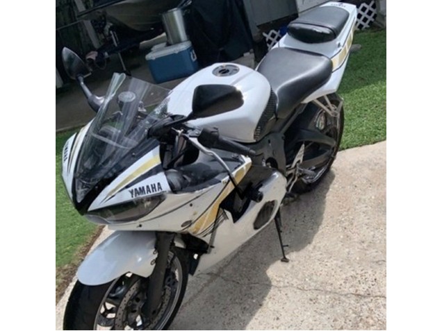 Carena Moto Yamaha YZF R6 2003-2004 - Bianco Oro
