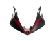 Carena Moto Yamaha YZF 600 R6 2005 - Nero Opaco Rosso Geometrico