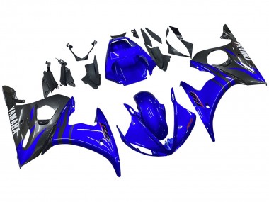 Carena Moto Yamaha YZF 600 R6 2005 - Lucido Blu Nero