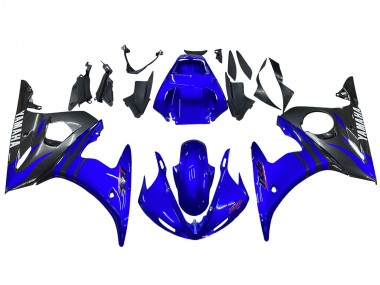 Carena Moto Yamaha YZF 600 R6 2005 - Lucido Blu Nero