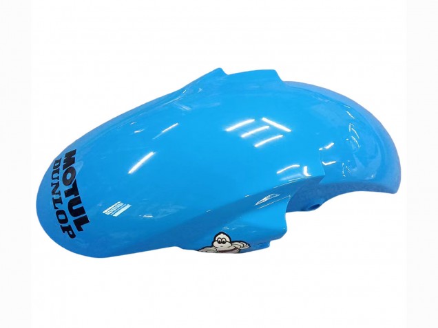 Carena Moto Yamaha YZF 600 R6 2005 - Azzurro Chiaro Bianco Verde Rosso Kastinee Dunlop Motul