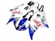 Carena Moto Yamaha YZF 600 R6 2005 - Bianco Blu Dunlop Fiat Motul