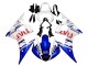 Carena Moto Yamaha YZF 600 R6 2005 - Bianco Blu Dunlop Fiat Motul