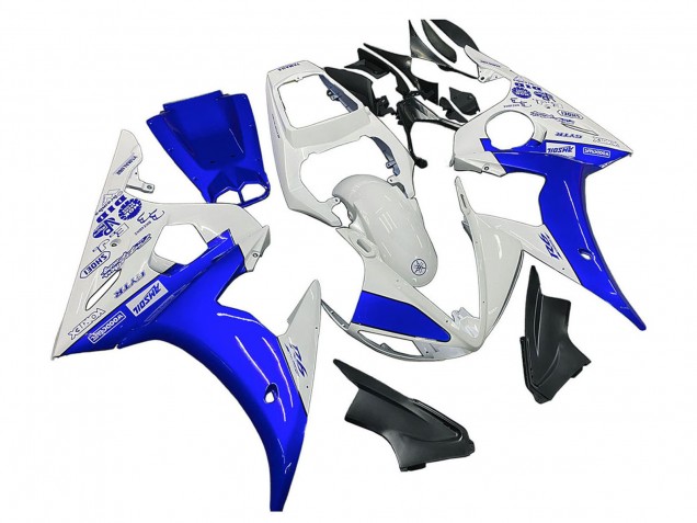 Carena Moto Yamaha YZF 600 R6 2005 - Bianco Blu Yamalube
