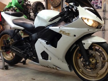 Carena Moto Yamaha YZF 600 R6 2005 - Bianco Oro