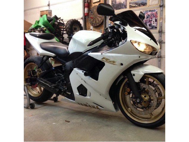 Carena Moto Yamaha YZF 600 R6 2005 - Bianco Oro