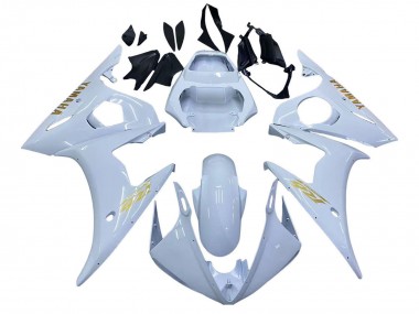 Carena Moto Yamaha YZF 600 R6 2005 - Bianco Oro