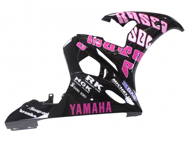 Carena Moto Yamaha YZF 600 R6 2005 - Nero Rosa Giallo Repsol 46