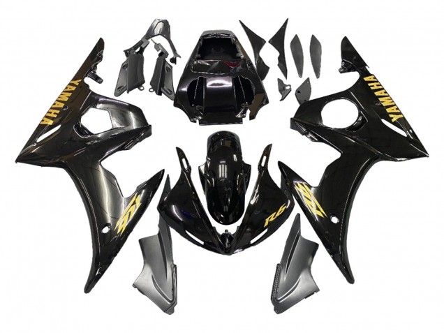 Carena Moto Yamaha YZF 600 R6 2005 - Nero Oro