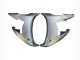Carena Moto Yamaha YZF 600 R6 2005 - Grigio Nero Opaco Oro