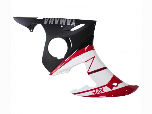 Carena Moto Yamaha YZF 600 R6 2005 - Rosso Bianco Nero Opaco