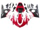Carena Moto Yamaha YZF 600 R6 2005 - Rosso Bianco Nero Opaco