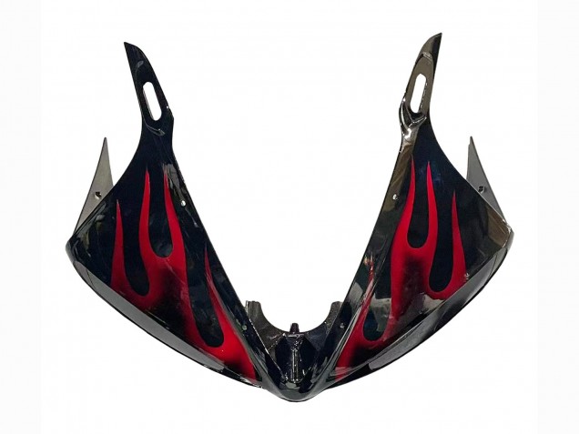 Carena Moto Yamaha YZF 600 R6 2005 - Nero Rosso Fiamma