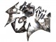 Carena Moto Yamaha YZF 600 R6 2005 - Nero Opaco Grigio Geometrico