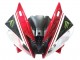 Carena Moto Yamaha YZF 600 R6 2006-2007 - Bianco Rosso Nero Verde Mostro Milwaukee