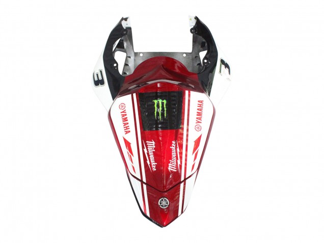 Carena Moto Yamaha YZF 600 R6 2006-2007 - Bianco Rosso Nero Verde Mostro Milwaukee