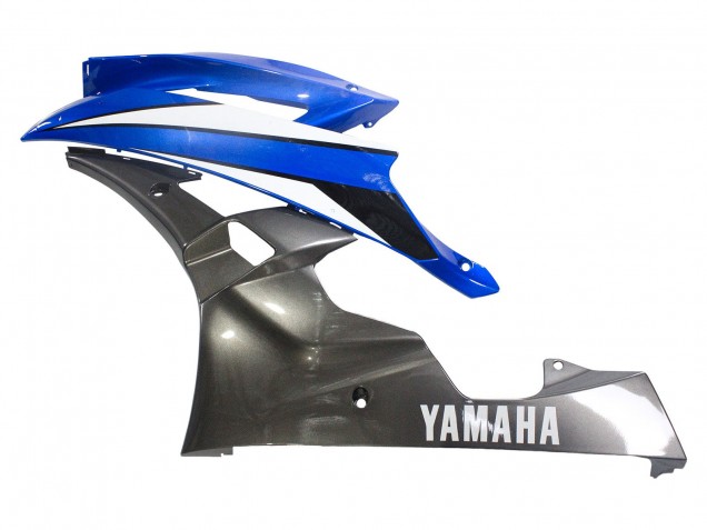 Carena Moto Yamaha YZF 600 R6 2006-2007 - Blu Bianco Nero Lucido