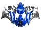 Carena Moto Yamaha YZF 600 R6 2006-2007 - Blu Bianco Nero Lucido