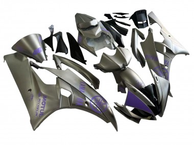Carena Moto Yamaha YZF 600 R6 2006-2007 - Grigio Viola Motul