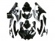 Carena Moto Yamaha YZF 600 R6 2006-2007 - Nero Lucido Nero Opaco Bianco Motul Michelin