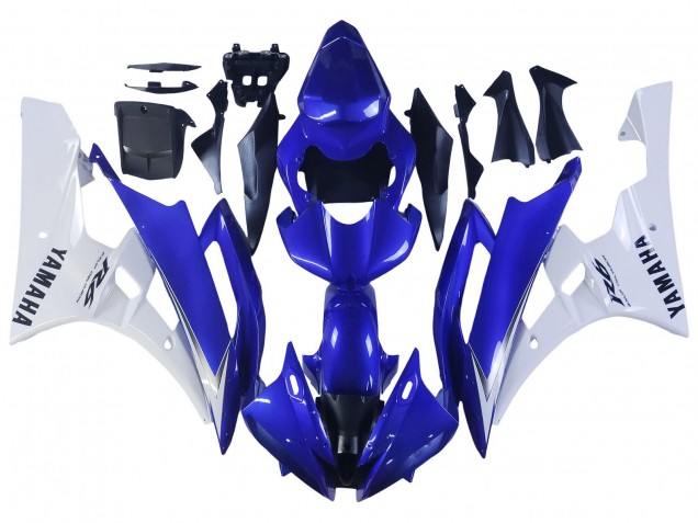 Carena Moto Yamaha YZF 600 R6 2006-2007 - Bianco Blu Nero