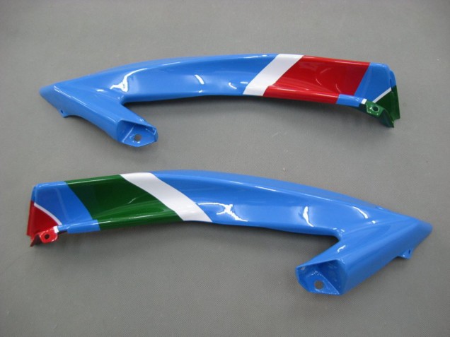 Carena Moto Yamaha YZF 600 R6 2006-2007 - Blu Verde Bianco Rosso Dunlop Michelin Motul