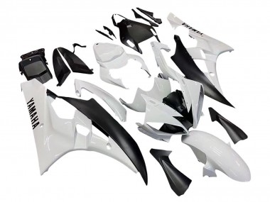 Carena Moto Yamaha YZF 600 R6 2006-2007 - Bianco Nero Opaco