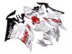 Carena Moto Yamaha YZF 600 R6 2006-2007 - Bianco Rosso Nero Motul