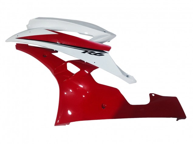 Carena Moto Yamaha YZF 600 R6 2006-2007 - Bianco Rosso