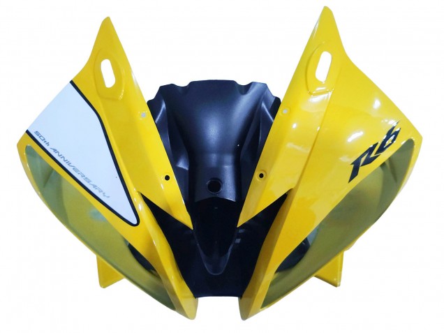 Carena Moto Yamaha YZF 600 R6 2006-2007 - Giallo Bianco Nero Lucido Motul