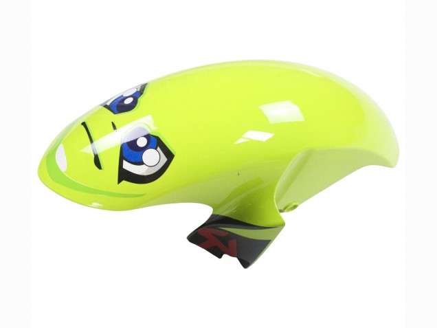 Carena Moto Yamaha YZF 600 R6 2006-2007 - Blu Neon Verde Nero Squalo