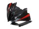 Carena Moto Yamaha YZF 600 R6 2008-2016 - Argento Nero Rosso Squalo 4