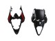 Carena Moto Yamaha YZF 600 R6 2008-2016 - Argento Nero Rosso Squalo 4