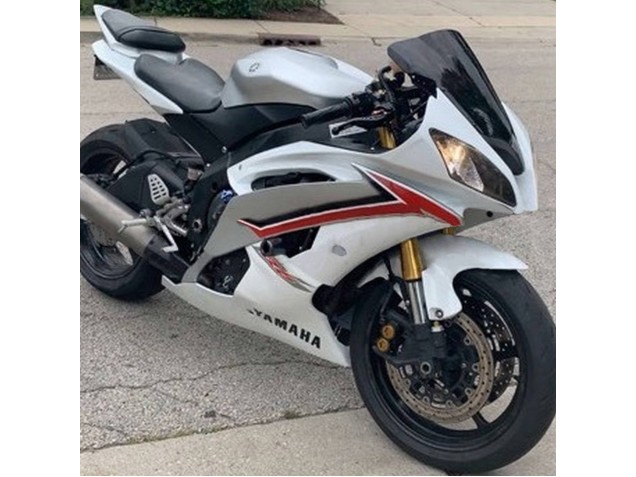 Carena Moto Yamaha YZF 600 R6 2008-2016 - Bianco Rosso