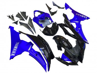Carena Moto Yamaha YZF 600 R6 2008-2016 - Blu Nero Lucido