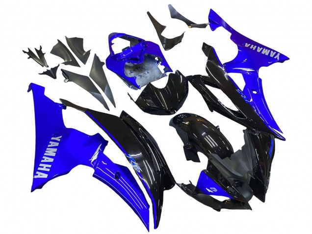 Carena Moto Yamaha YZF 600 R6 2008-2016 - Blu Nero Lucido