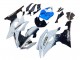 Carena Moto Yamaha YZF 600 R6 2008-2016 - Bianco Blu Nero Lucido