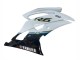 Carena Moto Yamaha YZF 600 R6 2008-2016 - Bianco Blu Nero Lucido