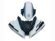 Carena Moto Yamaha YZF 600 R6 2008-2016 - Bianco Blu Nero Lucido